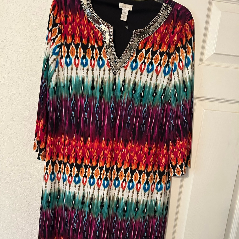Stunning Chico dress.  Perfect condition.